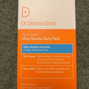 Dr. Dennis Gross Ultra Gentle Alpha Beta Daily Peel Pads Open Box 2/3 full 20 ct